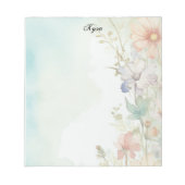 つばき花 ノートパッド (正面)