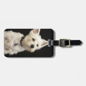 つばとのWestie (西の高地テリア) ラゲッジタグ (正面横)