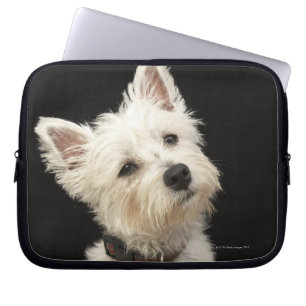 つばとのWestie (西の高地テリア) ラップトップスリーブ