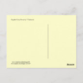 つばのある灰色の馬 ポストカード (裏面)