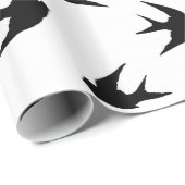 つばめおよび星 ラッピングペーパー (ロールコーナー)