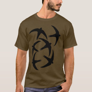 つばめの群 Tシャツ