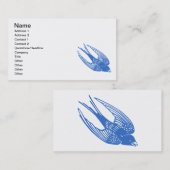 つばめの鳥の青 名刺 (正面/裏面)
