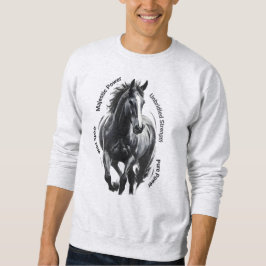 つば無し強さ スウェットシャツ