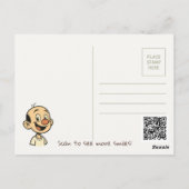 つぶすおもしろい- Nino & Dog付きジムはがき ポストカード (裏面)