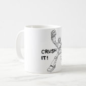 つぶす コーヒーマグカップ (正面左)