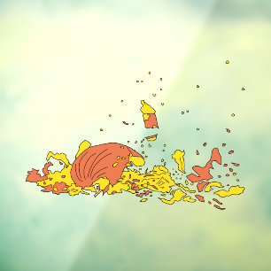 つぶれたカボチャ ウィンドウサイン