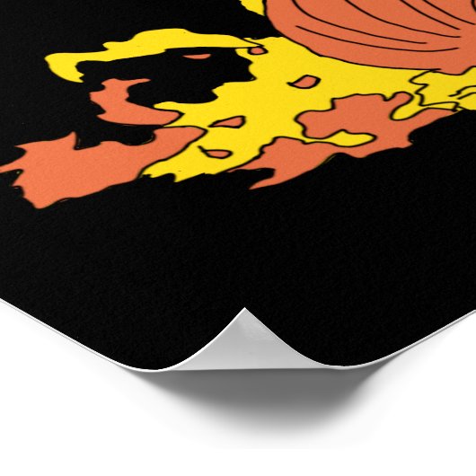 つぶれたカボチャ ポスター (角)