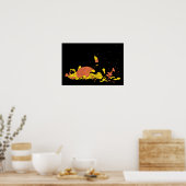 つぶれたカボチャ ポスター (キッチン)