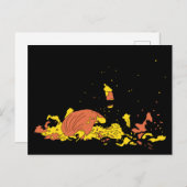 つぶれたカボチャ ポストカード (正面/裏面)