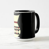 つぼのデザインのマグ マグカップ (正面右)