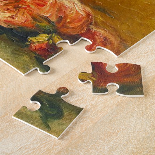 つぼのパズルのルノアールのバラ ジグソーパズル (側面)