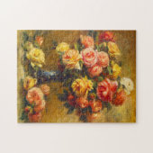 つぼのパズルのルノアールのバラ ジグソーパズル (横)