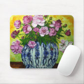 つぼのマウスパッドのピンクのシャクヤク マウスパッド (マウス)