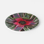 つぼの植物の紙皿 ペーパープレート (アングル)