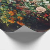 つぼの花のギュスターヴ・クールベの花束 ラッピングペーパー (角)