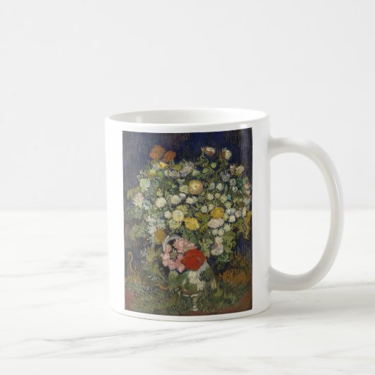 つぼの花のフィンセント・ファン・ゴッホ|の花束 コーヒーマグカップ (右)