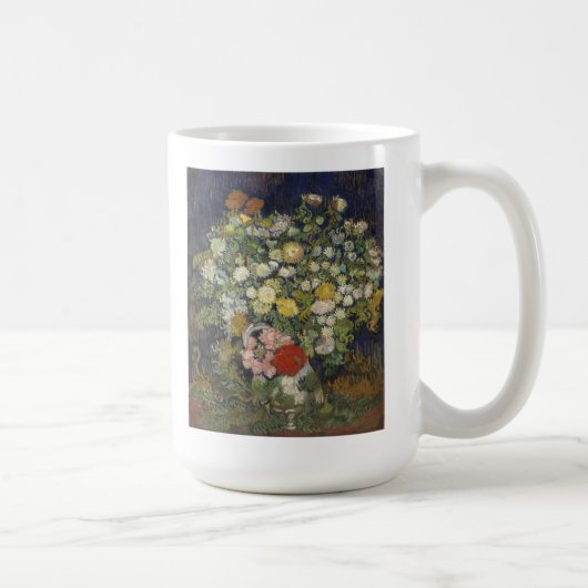 つぼの花のフィンセント・ファン・ゴッホ|の花束 コーヒーマグカップ (右)