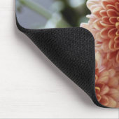 つぼの花の高角の眺め マウスパッド (コーナー)