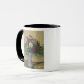 つぼの花、c.187のポールセザンヌ|の花束 マグカップ (正面左)