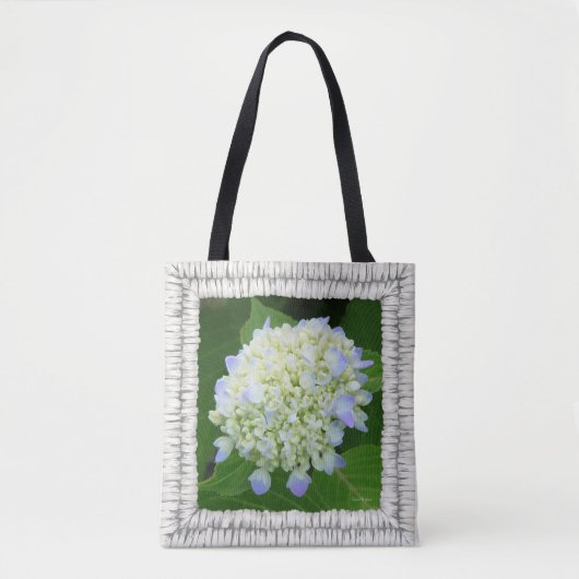 つぼみが開き始めた花 トートバッグ (正面)