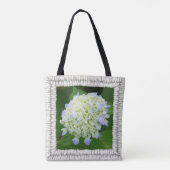 つぼみが開き始めた花 トートバッグ (裏面)