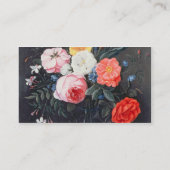 つぼ1661年の花のT32511静物画(見て下さい 名刺 (裏面)