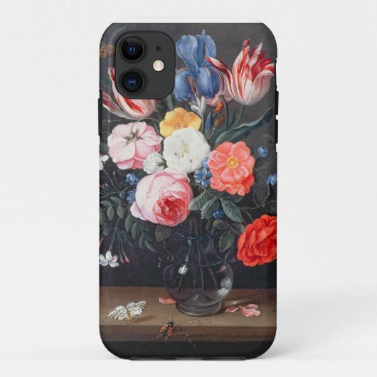 つぼ1661年の花のT32511静物画(見て下さい Case-Mate iPhoneケース (裏面)