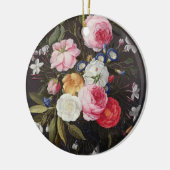 つぼ1661年の花のT32512静物画(見て下さい セラミックオーナメント (左)