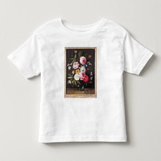 つぼ1661年の花のT32512静物画(見て下さい トドラーTシャツ (正面)