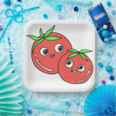 つまおもしろい先 ペーパープレート (パーティー)