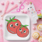 つまおもしろい先 ペーパープレート (パーティー)