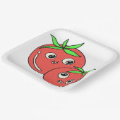 つまおもしろい先 ペーパープレート (傾斜あり)