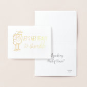 つまずくおもしろいな新婦付添人準備をしよう 箔カード (ディスプレー)