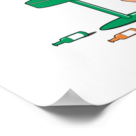 つまずく準備ができている ポスター (角)