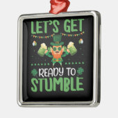 つまずく準備をしよう メタルオーナメント (左)