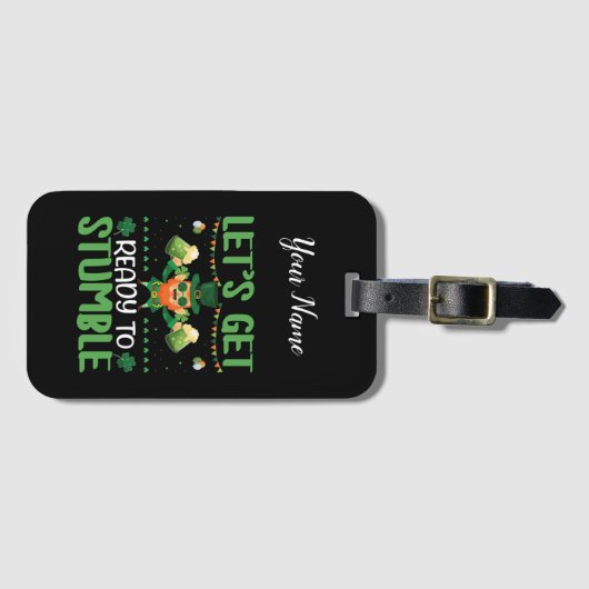 つまずく準備をしよう ラゲッジタグ (正面横)