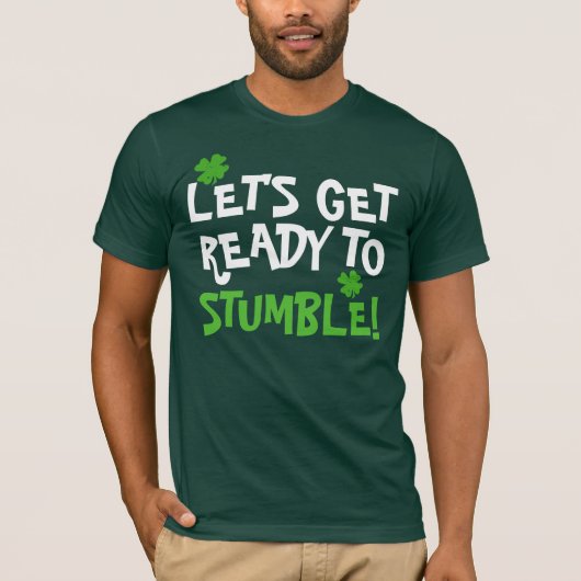つまずく準備をしよう Tシャツ (正面)