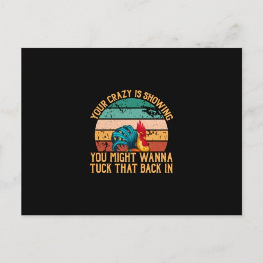 つまらない鶏の芸術 ポストカード (正面)