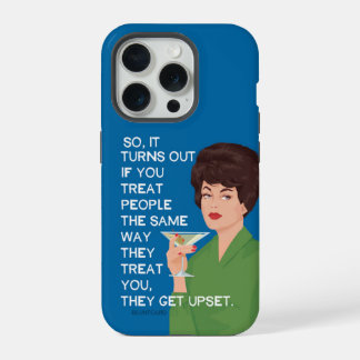 つまり、相手が自分にしてくれたことと同じように接すると、相手は腹を立てるらしい iPhone 15 PROケース