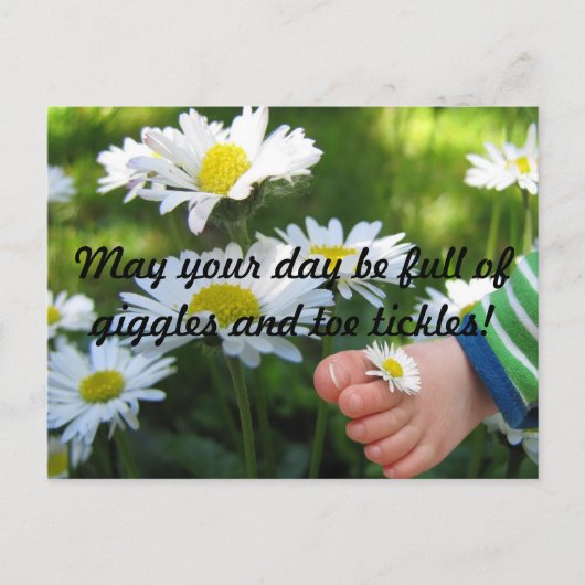 つま先くすぐり ポストカード (正面)