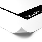 つま先のない小石 ポスター (角)