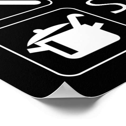 つま先のポー ポスター (角)