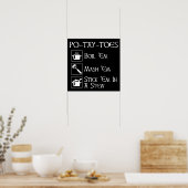 つま先のポー ポスター (キッチン)