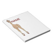 つま先キリン ノートパッド (アングル)