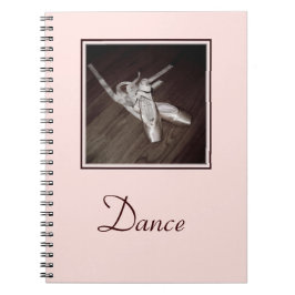 'つま先シューズ'スパイラルノートブック/ジャーナル ノートブック