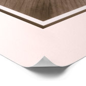 'つま先シューズ'パネルプリント(バラ) ポスター (角)