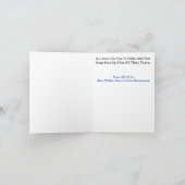 つま先シルエットつま先ラベル退職カード カード (内部)