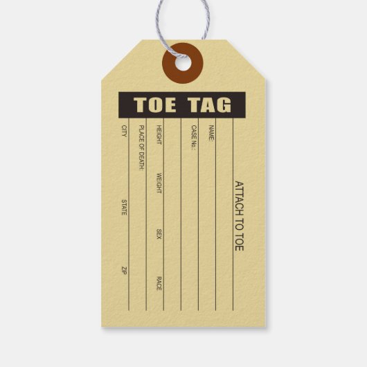 つま先ラベル ギフトタグ (裏面)
