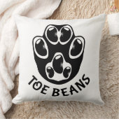 つま先豆 – 黒豆 クッション (ブランケット)